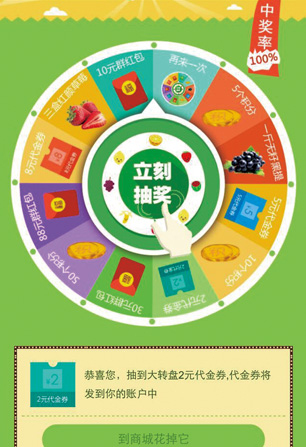 微信活动大转盘